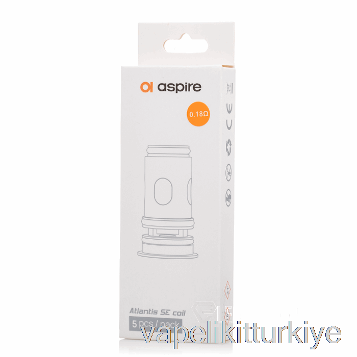 Vape Likit Aspire Atlantis Se Yedek Bobinler 0.18ohm Bobinler